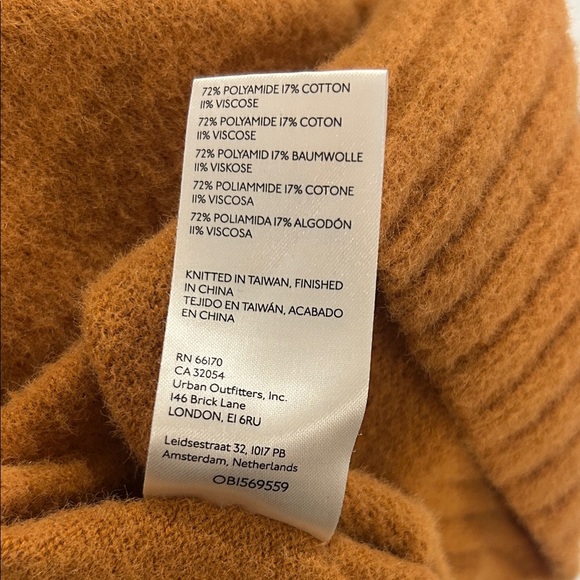 Free People Women's Vancouver Turtleneck Pumpkin Pie Sweater, Size Small - Picture 9 of 10